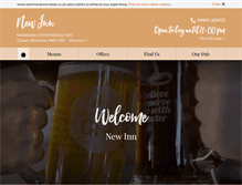 Tablet Screenshot of newinnpubworcester.co.uk